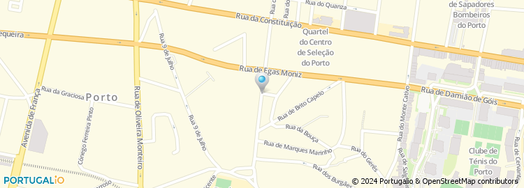 Mapa de Cafe Serpa Pinto