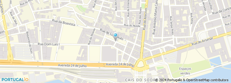 Mapa de Cafetaria o 13 de S. Paulo, Lda