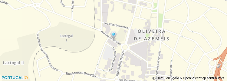 Mapa de Caixa de Credito Agricola de Oliveira de Azemeis