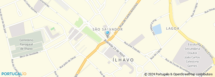 Mapa de Caixa de Credito Agricola Mutuo Aveiro e ilhavo C.R.L