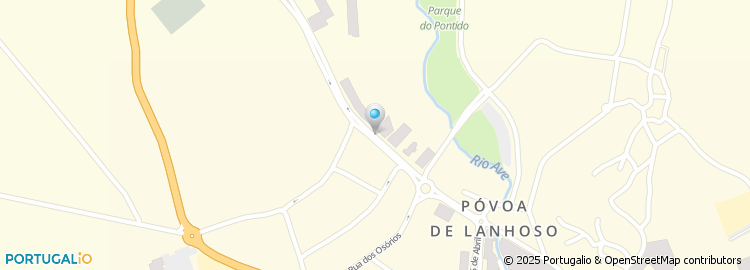 Mapa de Caixa de Credito Agricola Mutuo de Povoa de Lanhoso, C.R.L