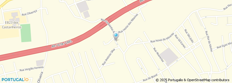 Mapa de Cajado da Serra - Lda
