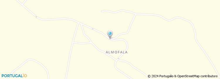 Mapa de Almofala