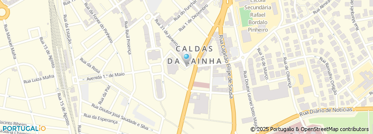 Mapa de Apartado 1, Caldas da Rainha