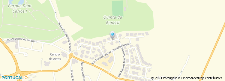 Mapa de Praceta Doutor Augusto Dias Coimbra