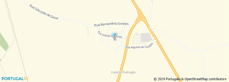 Mapa de Rua Augusto Castilho