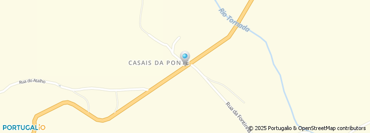 Mapa de Casais da Ponte