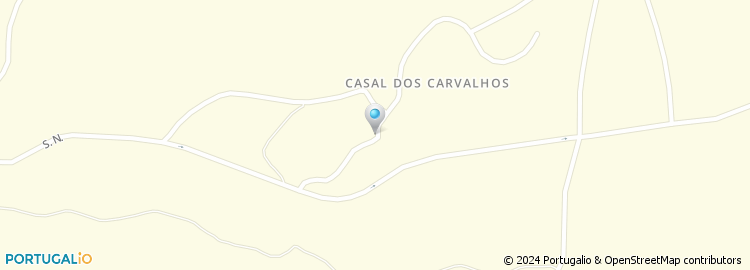 Mapa de Casal dos Carvalhos