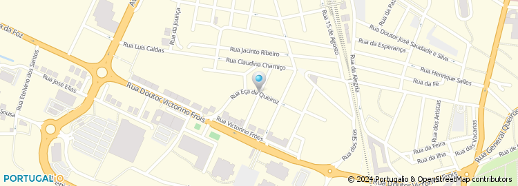 Mapa de Rua António José Alves