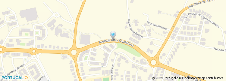 Mapa de Rua Artur Capristano