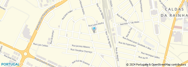 Mapa de Rua Augusto Baptista de Carvalho