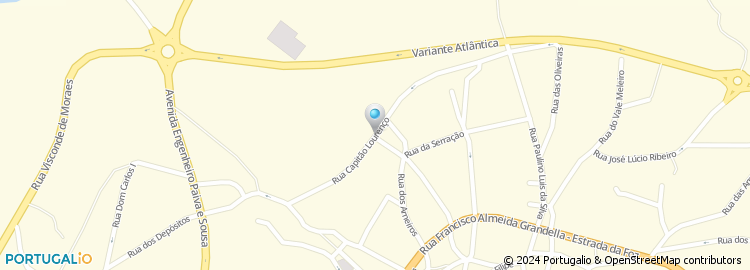 Mapa de Rua Capitão Lourenço