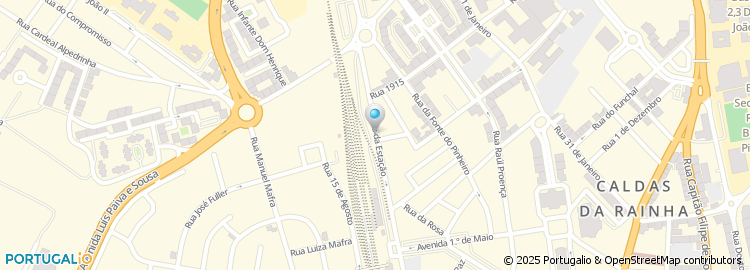 Mapa de Rua da Estação