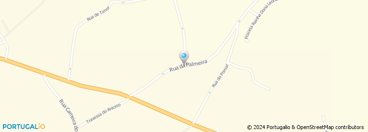 Mapa de Rua da Palmeira