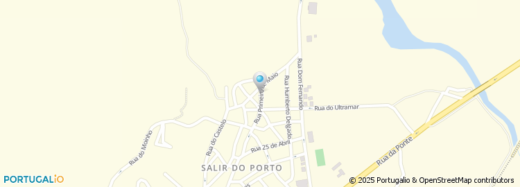 Mapa de Rua das Poças