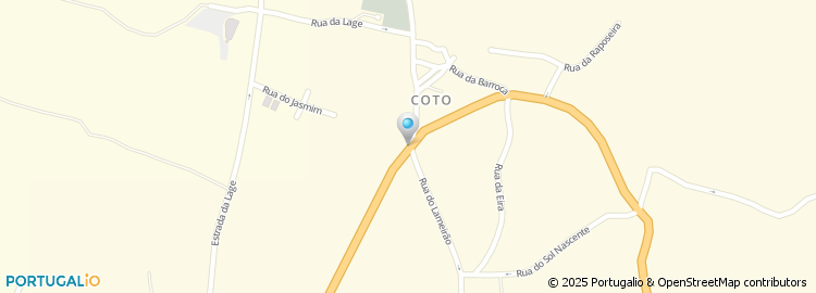 Mapa de Rua do Jasmim do Coto