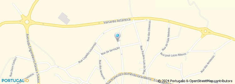 Mapa de Rua dos Barros