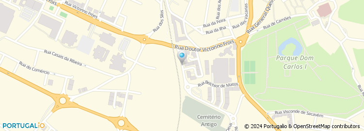 Mapa de Rua Doutor Fernando Paulo Monteiro