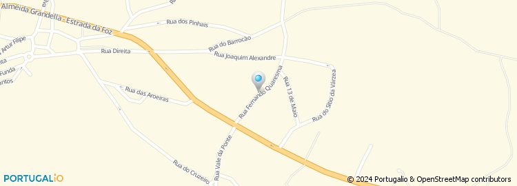 Mapa de Rua Fernando Quaresma