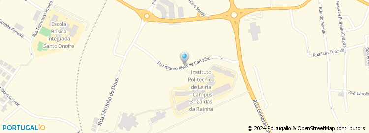 Mapa de Rua Isidoro Inácio Alves de Carvalho
