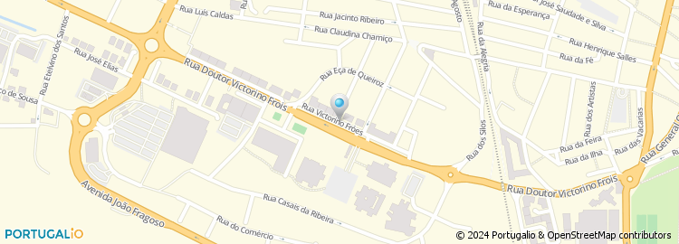 Mapa de Rua Vitorino Frois