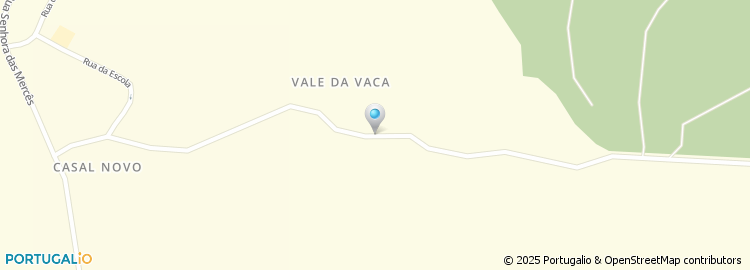 Mapa de Vale da Vaca