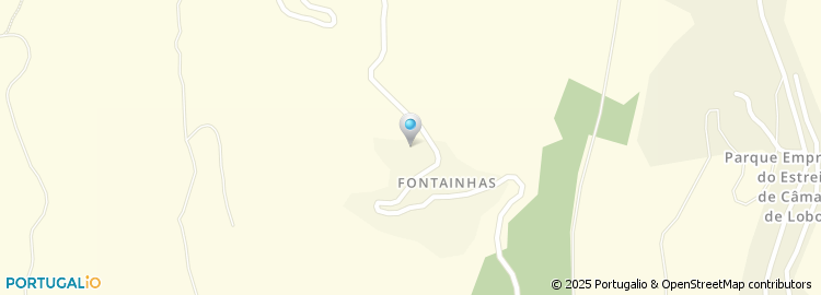 Mapa de Estrada das Fontaínhas