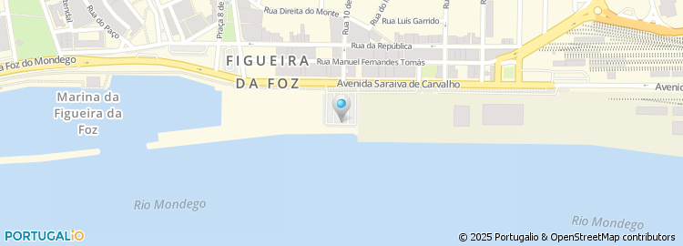 Mapa de Câmara Municipal da Figueira da Foz