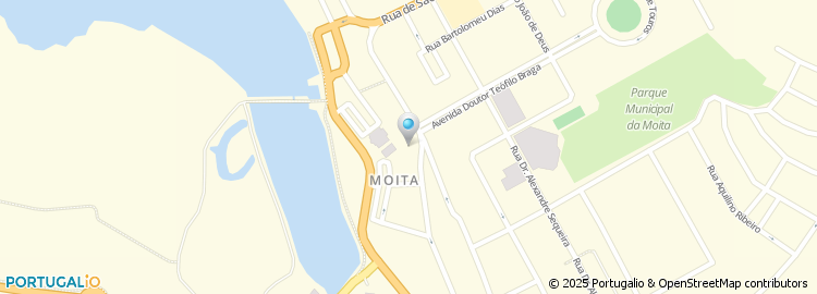 Mapa de Câmara Municipal da Moita