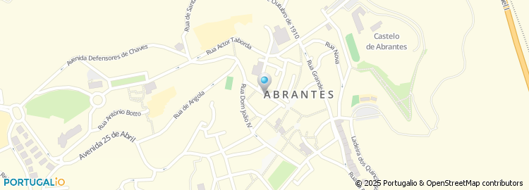 Mapa de Câmara Municipal de Abrantes