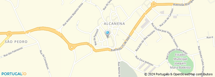 Mapa de Câmara Municipal de Alcanena