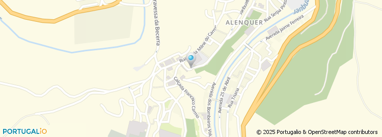 Mapa de Câmara Municipal de Alenquer