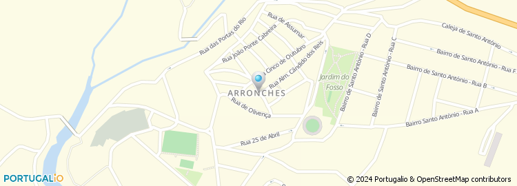 Mapa de Câmara Municipal de Arronches