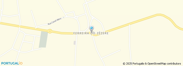 Mapa de Câmara Municipal de Ferreira do Zezere