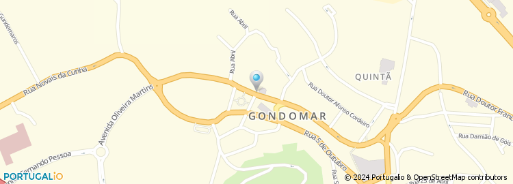 Mapa de Câmara Municipal de Gondomar