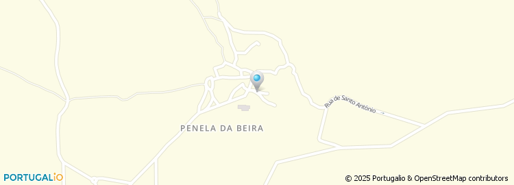 Mapa de Câmara Municipal de Penedono