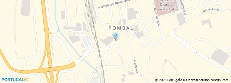 Mapa de Câmara Municipal de Pombal