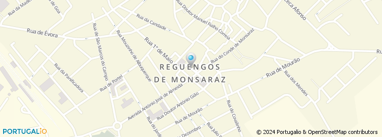 Mapa de Câmara Municipal de Reguengos de Monsaraz