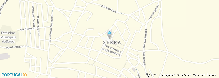 Mapa de Câmara Municipal de Serpa
