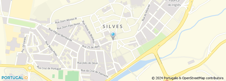 Mapa de Câmara Municipal de Silves