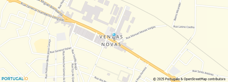 Mapa de Câmara Municipal de Vendas Novas