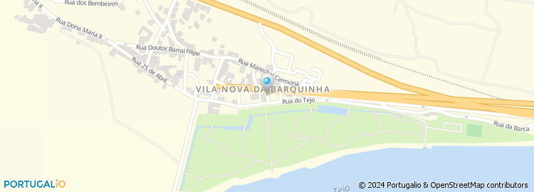 Mapa de Câmara Municipal de Vila Nova da Barquinha