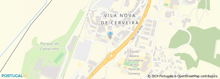 Mapa de Câmara Municipal de Vila Nova de Cerveira