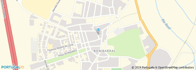Mapa de Câmara Municipal do Bombarral