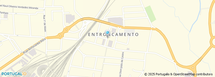 Mapa de Câmara Municipal do Entroncamento