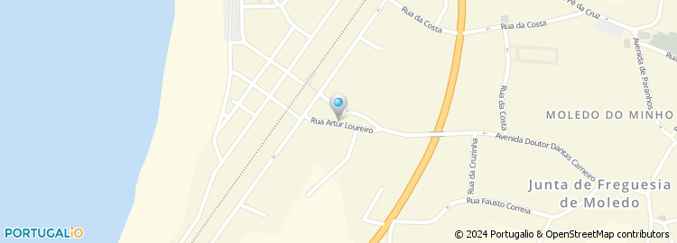 Mapa de Rua Artur Loureiro
