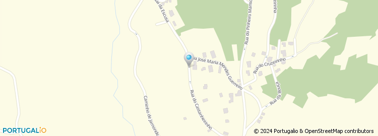 Mapa de Rua José Maria Mendes Guerreiro