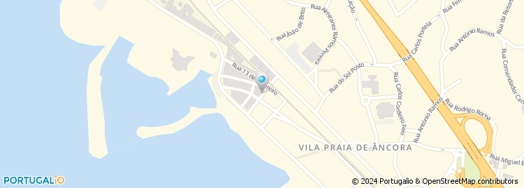 Mapa de Rua Raúl Fernandes