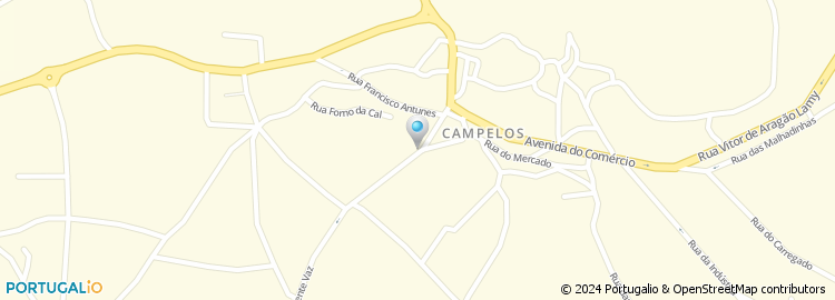 Mapa de Campelestuque - Estucagens, Lda