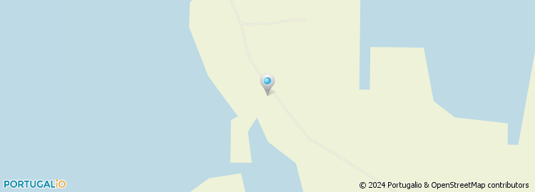 Mapa de Camping Orbitur da Ilha de Armona